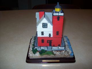 Round Island Michigan Lighthouse Figurine