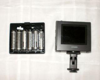 CITIZEN M329 1A LCD Monitor w Battery box Rechargable Batteries