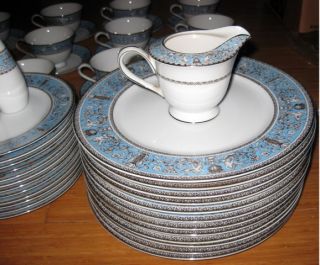 Imperial Deluxe Fine China Set Sango Cornwall Japan Vtg