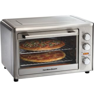   Beach Countertop Convection Oven Rotating Rotisserie Toaster Broiler