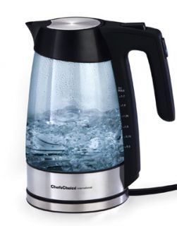 Chefs Choice Cordless Electric Glass Kettle 1 3 4 Qt New