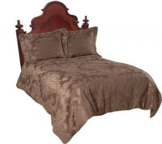 Amadeus Harlow Floral Damask 3 piece F/Q Duvet Cover Set —