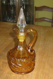  Amber Cruet "s" Pattern