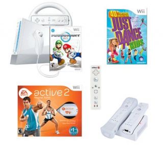 Wii Fitness and Dance Bundle   White System —