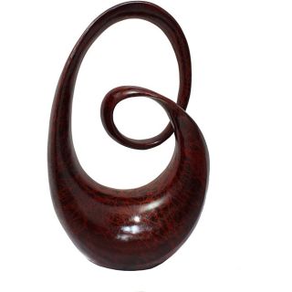 Casa Cortes Modern 24 in Abstract Swirl Table Sculpture Decor