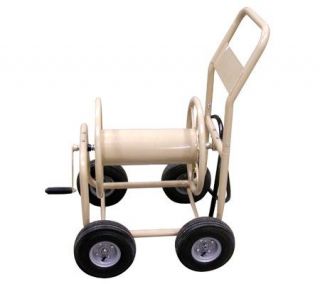 300 Industrial Grade 4 Wheel Hose Reel Cart —