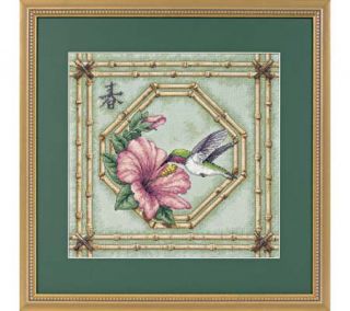 Dimensions Hummingbird And Bamboo Counted Cross Stitch Kit —