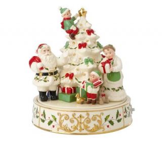 Lenox Holiday Decorating Santas Tree Centerpiece —