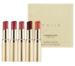 Mally 5 pc Lip Magnifier Lipstick Library —