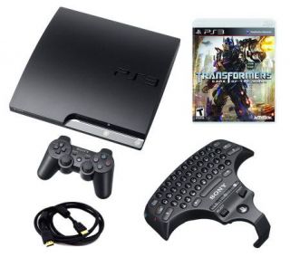 PS3 320GB Bundle w/Transformers Game, WirelessKeypad, & More