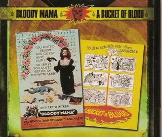Bloody Mama A Bucket of Blood DVD 1970 1959 Roger Corman