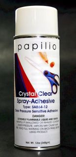  aerosol spray adhesive specially formulated for paper plastic and film