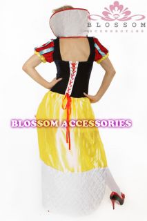 8408 Snow White Queen Fancy Dress Plus Costume 16 18