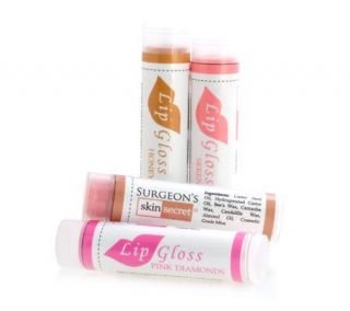 Surgeons Skin Secret 4 Piece Lip Gloss   LightShades —