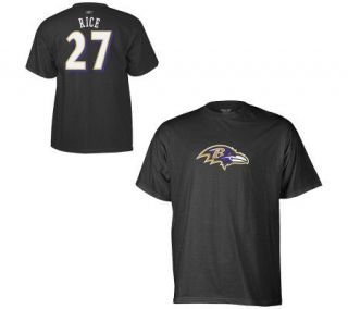 NFL Baltimore Ravens Ray Rice Name and Number T Shirt —