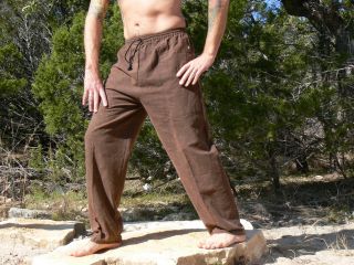 Straight Leg Cotton Pants Pirate Costume Renaissance Peasant Stone