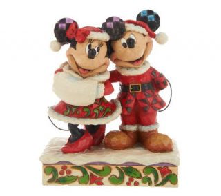 Jim Shore DisneyTradition Mickey and Minnie Holiday Figurines