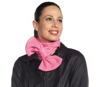 Isaac Mizrahi Live Bow Pull Through 44 x 7 Scarf —