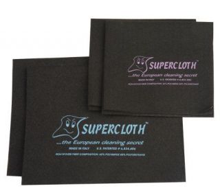SuperCloth 4 Piece Multi Purpose Cleaning Cloths —