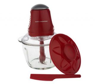 CooksEssentials 4 Cup Glass Chopper w/ Storage Lid —