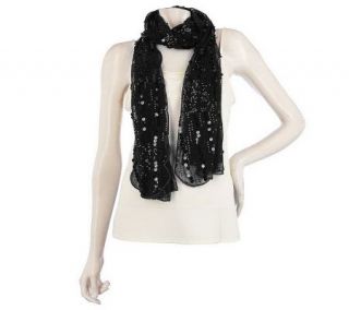 Joan Rivers Luxe and Lavish Sequin Scarf —