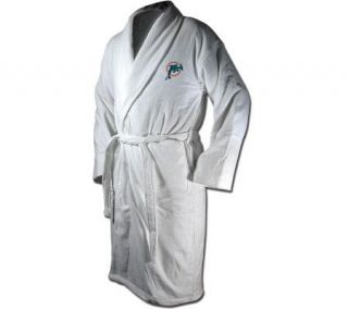 NFL Miami Dolphins Team Logo Embroidered Bath Robe   A313149