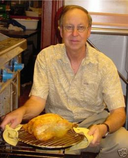 here i am and my 2136th roasted chicken cooked on my waterbroiler