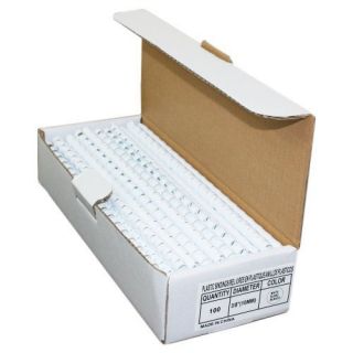  3 8" White Plastic Binding Combs 100pk