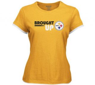 NFL Pittsburgh Steelers Womens Brought Up T Shirt —