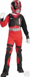Deluxe SPD Red Power Ranger Costume 7 8 NIP