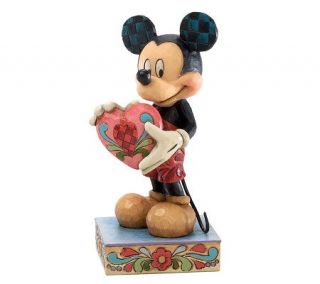 Jim Shore Disney Traditions Mickey Mouse with Heart Figurine