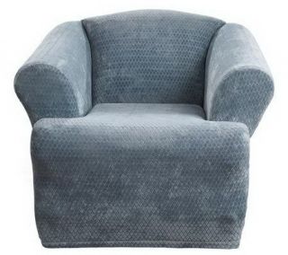 Sure Fit Stretch Royal Diamond T Cushion ChairSlipcover —