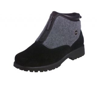 Sporto Waterproof Suede & Fleece ZipFront Boots —