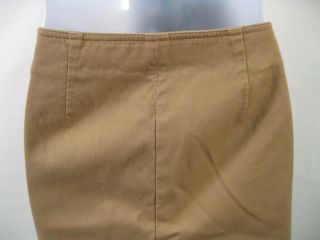 ELLEN TRACY Tan Cotten Dress Pants Slacks Sz 12
