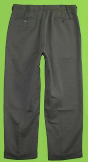 Savane Comfort Plus Waistband Flex Sz 36 x 30 Mens Gray Dress Pants