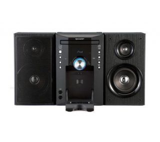 Sharp XLDK227N 60W Micro Component System withiPod Dock —