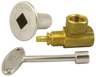 Polished Brass Fireplace 1 2 Angle Gas Log Lighter Valve Trim Kit Key