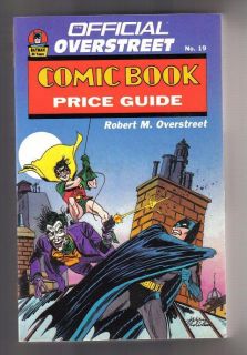 OVERSTREET COMIC BOOK PRICE GUIDE #19   BATMAN/JOKER COVER