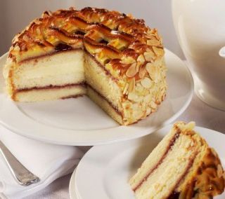 Juniors Raspberry Almond Layer Cake —