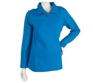 Sport Savvy Half Zip Sweatshirt Fleece Pullover —