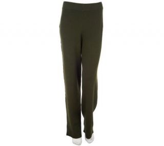 Linea by Louis DellOlio Regular Whisper Knit Pull on Pants —