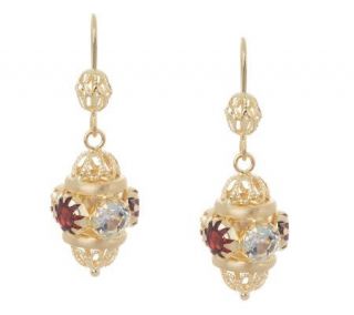 Arte dOro 7.0 ct tw Gemstone Dangle Earrings 18K Gold —