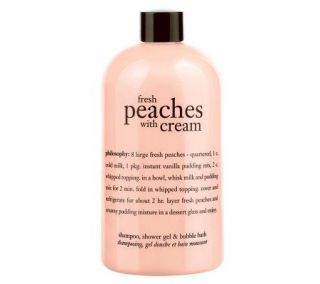 philosophy peaches with cream shower gel, 16oz —