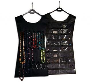 Set of 2 Two Sided Hanging Jewelry Organizers —