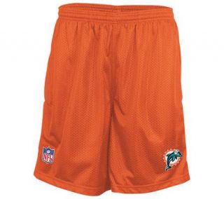 NFL Miami Dolphins Coaches Mesh Shorts   Orange —