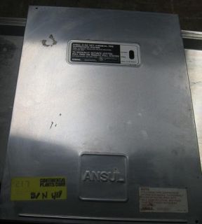 Commercial Range Hood w Ansul R 102 Wet Chemical Fire Suppression