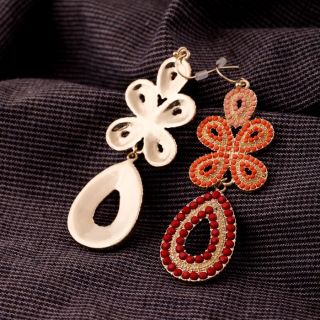  New York Popular winter Fashion Jewelry Capri Chandelier Earring coral