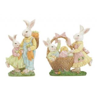 Piece Bunny Family Figures by Valerie   H195157