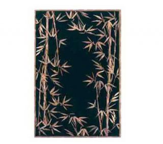 Royal Palace 36 x 56 Bamboo Design Wool Handmade Rug —