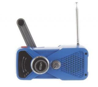 ETON Hand Crank AM/FM NOAA Weather Radio w/ Flashlight   E223456